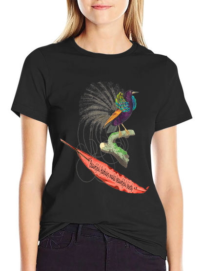 Bird of Paradise Graphic Tee - Nature Inspired Design