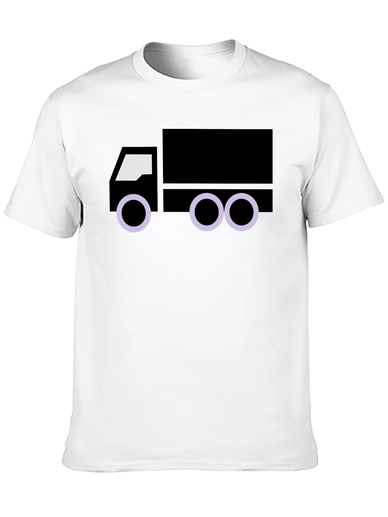 Truck Graphic Tee - Black Cotton Blend