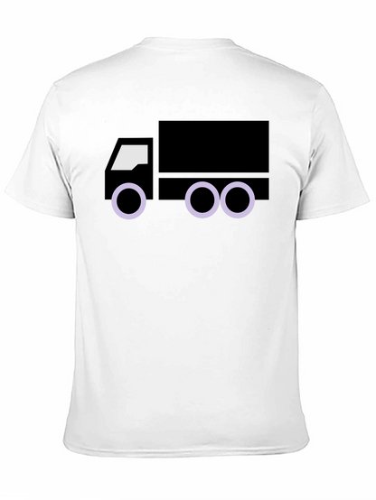 Truck Graphic Tee - Black Cotton Blend