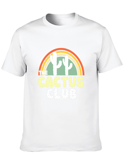 Cactus Club Graphic T-Shirt - Trendy Desert Style Tee