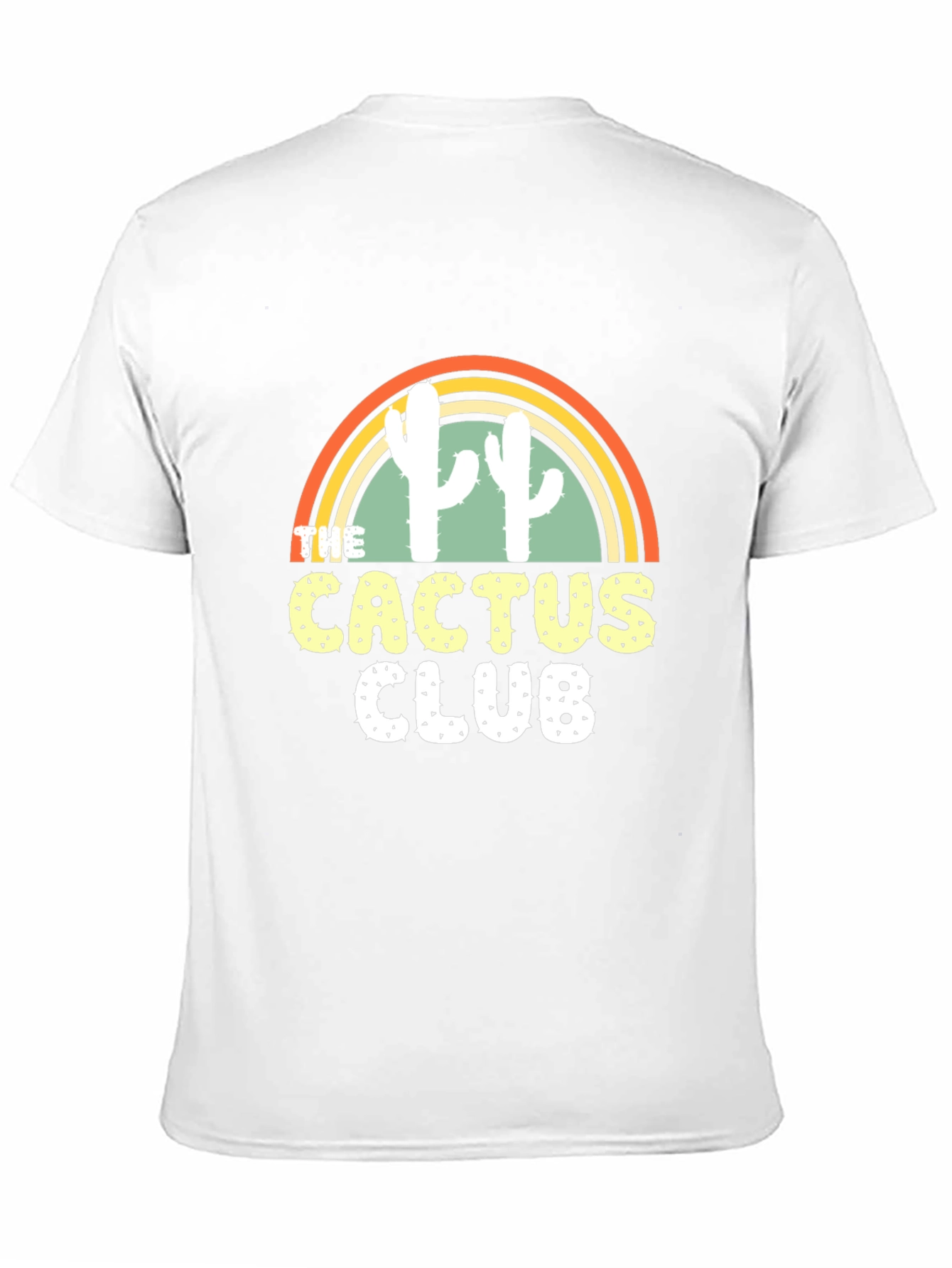 Cactus Club Graphic T-Shirt - Trendy Desert Style Tee