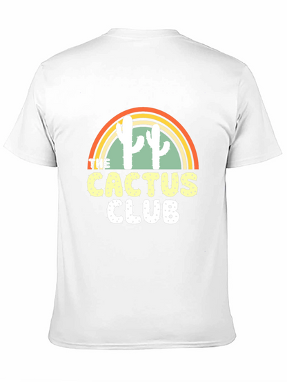 Cactus Club Graphic T-Shirt - Trendy Desert Style Tee