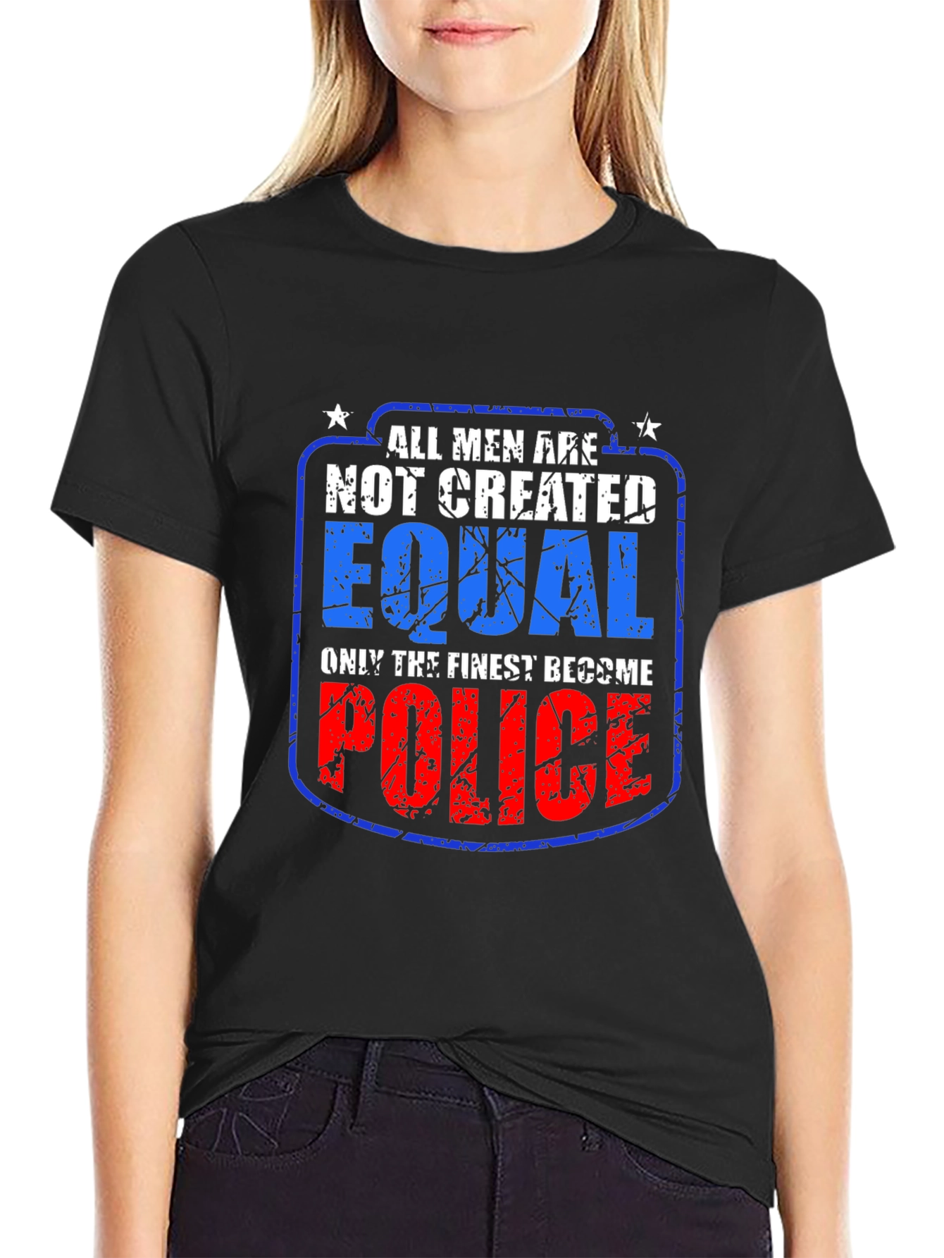 All Men Not Created Equal Police T-Shirt