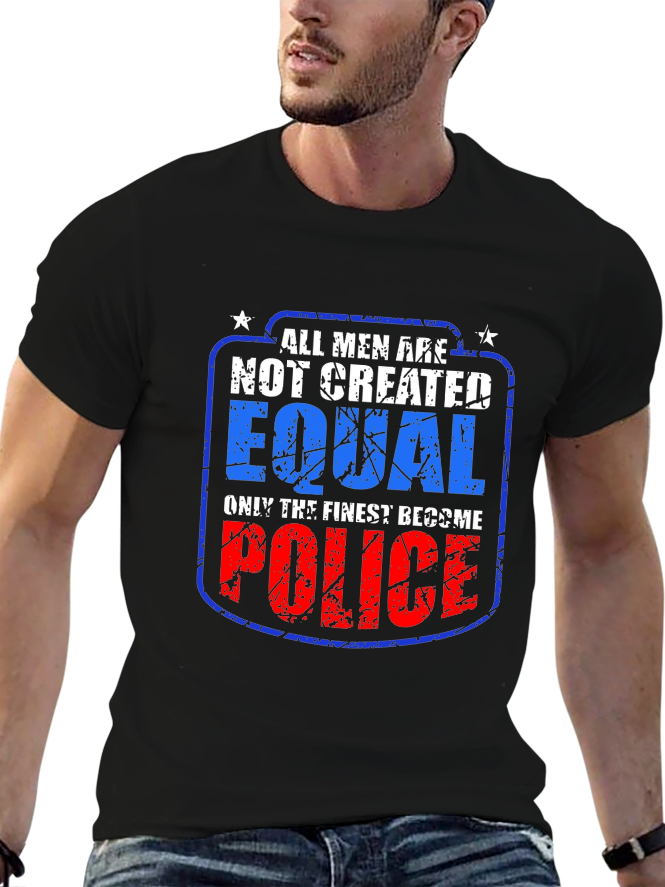All Men Not Created Equal Police T-Shirt