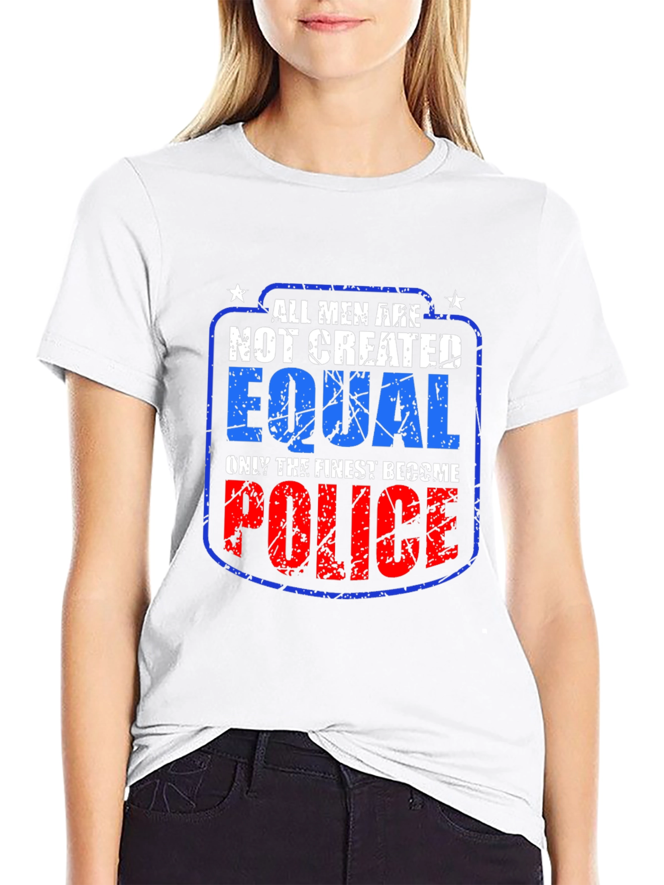 All Men Not Created Equal Police T-Shirt