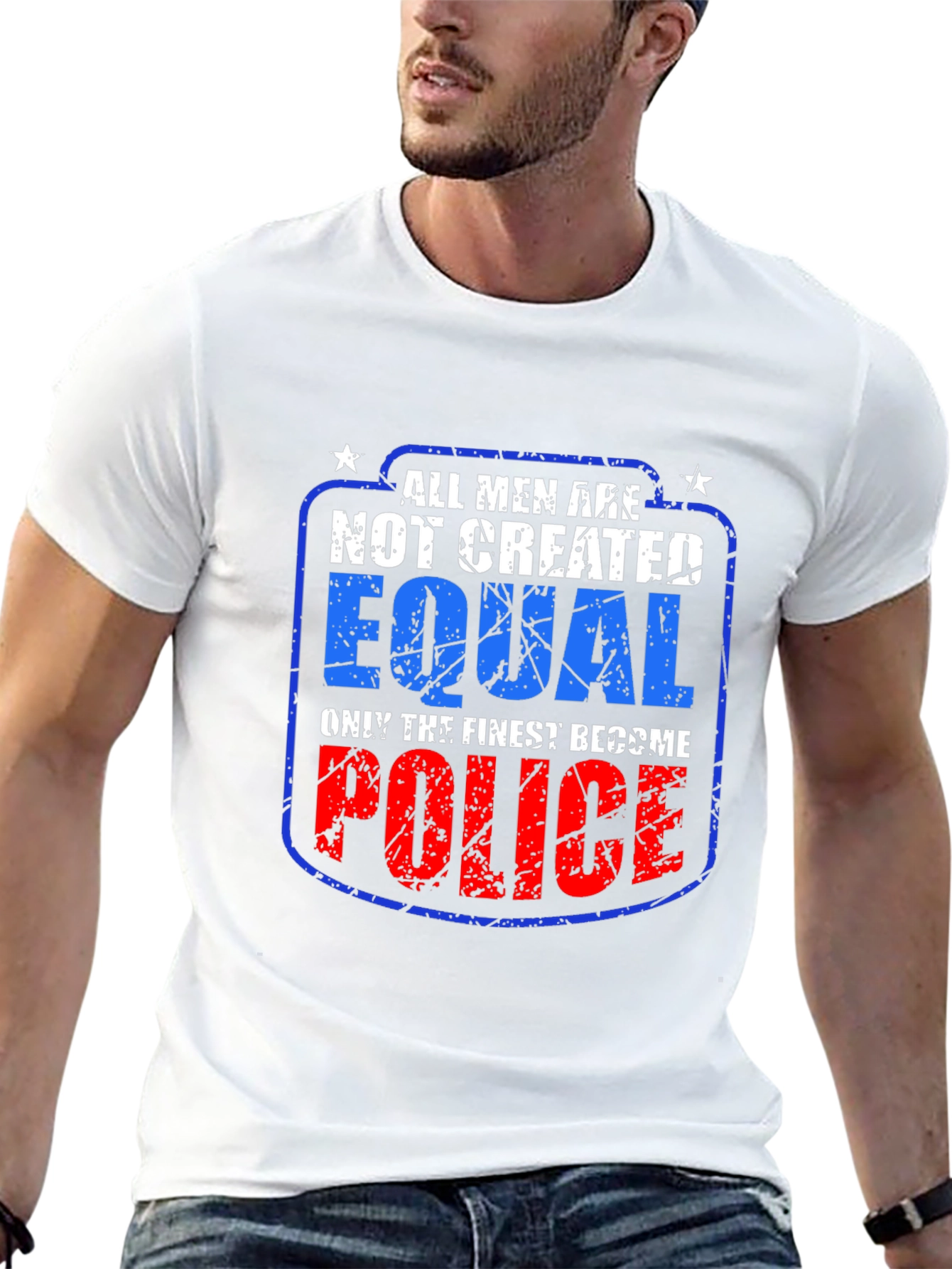 All Men Not Created Equal Police T-Shirt