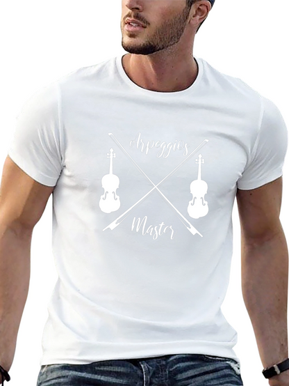 Arpeggios Master Black T-Shirt - Music Lover Tee
