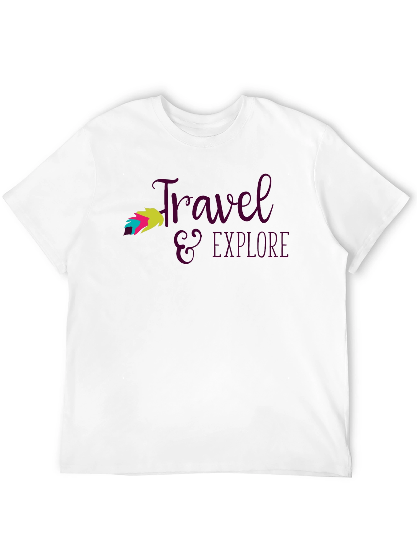 Travel & Explore Graphic Tee - Black