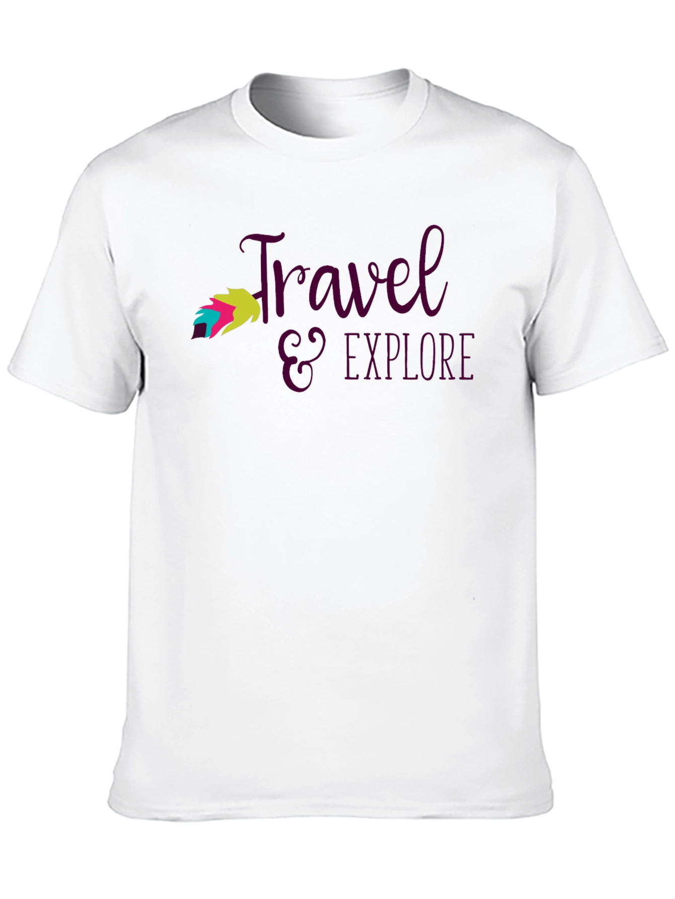 Travel & Explore Graphic Tee - Black