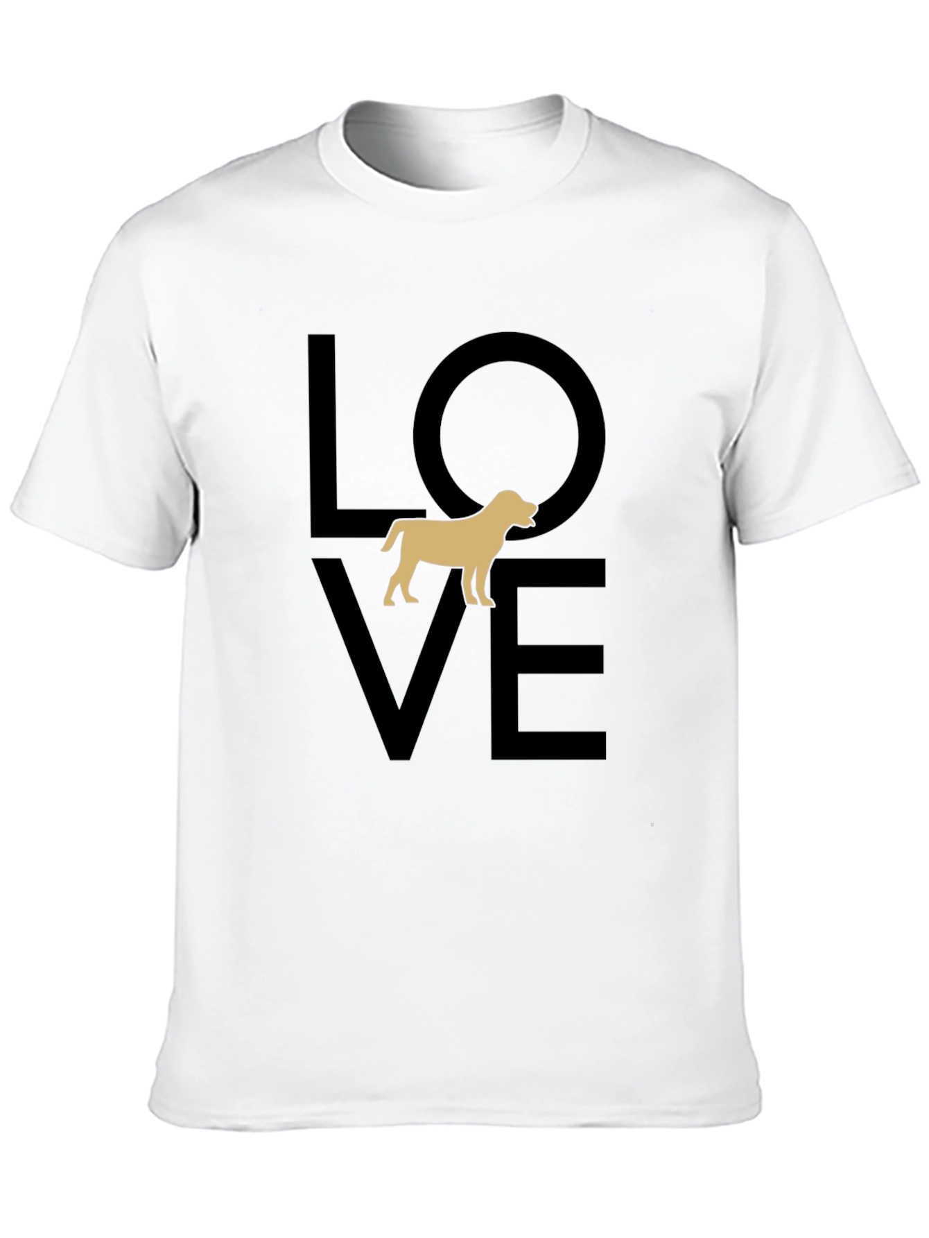 Love Dog Black Graphic Tee