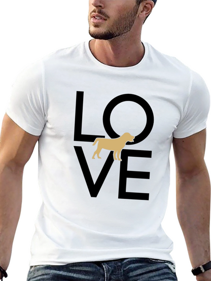 Love Dog Black Graphic Tee