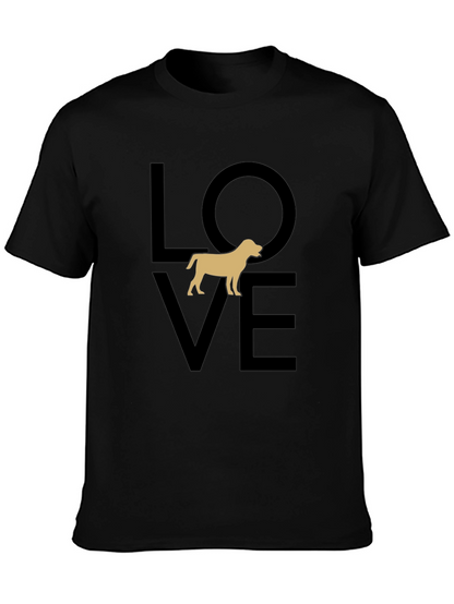 Love Dog Black Graphic Tee