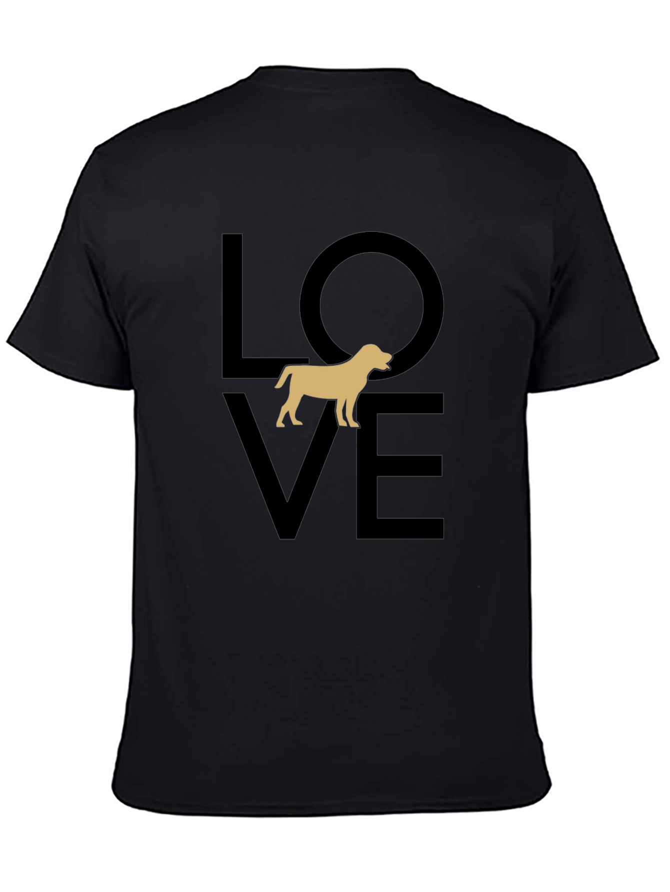 Love Dog Black Graphic Tee