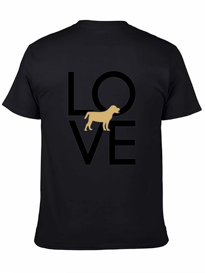 Love Dog Black Graphic Tee