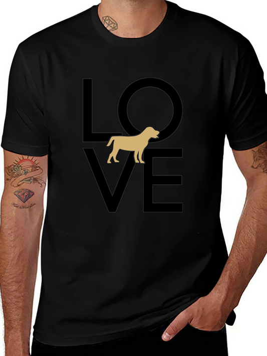Love Dog Black Graphic Tee