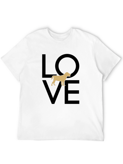 Love Dog Black Graphic Tee