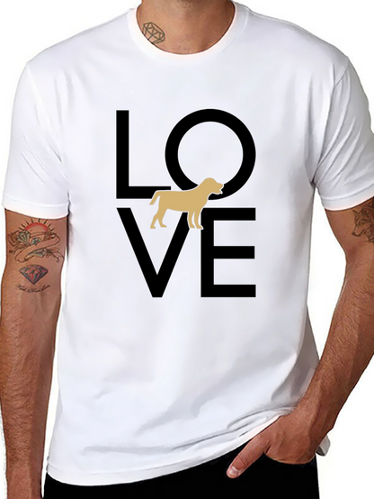 Love Dog Black Graphic Tee