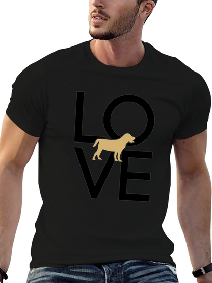 Love Dog Black Graphic Tee