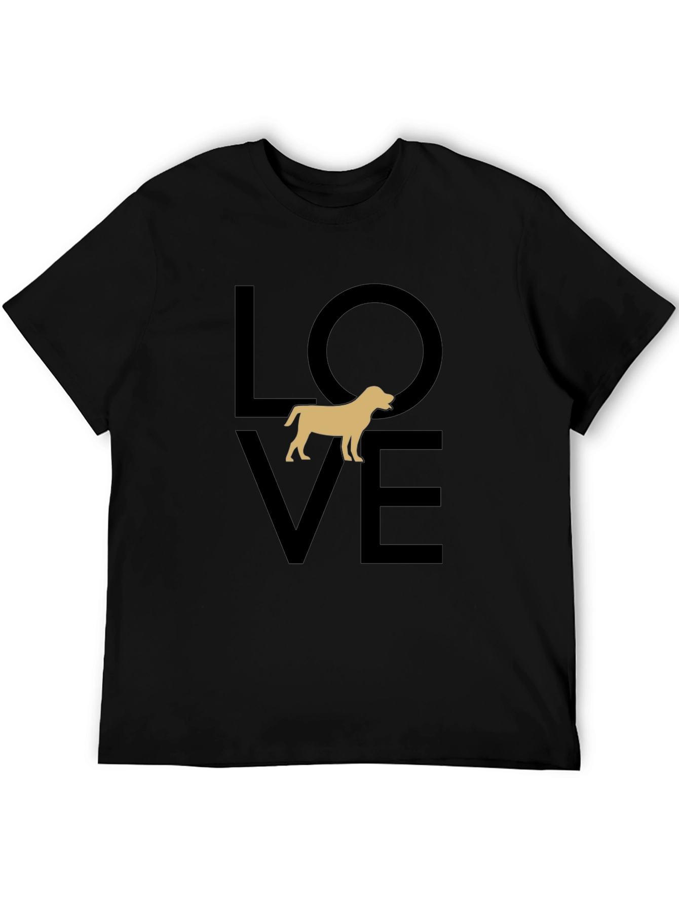 Love Dog Black Graphic Tee
