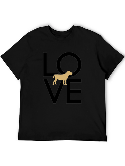 Love Dog Black Graphic Tee