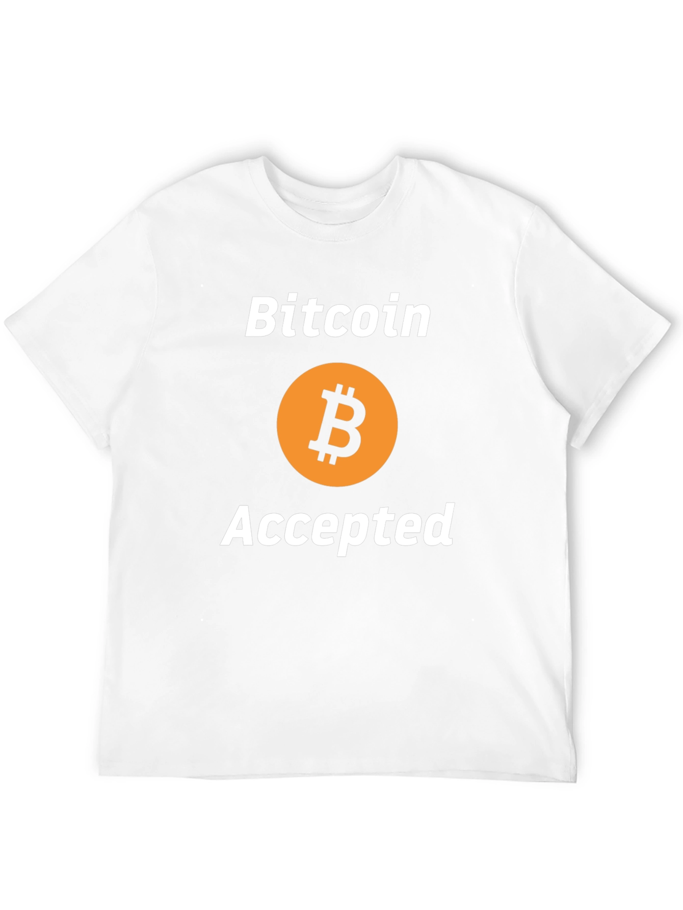 Bitcoin Accepted Black T-Shirt