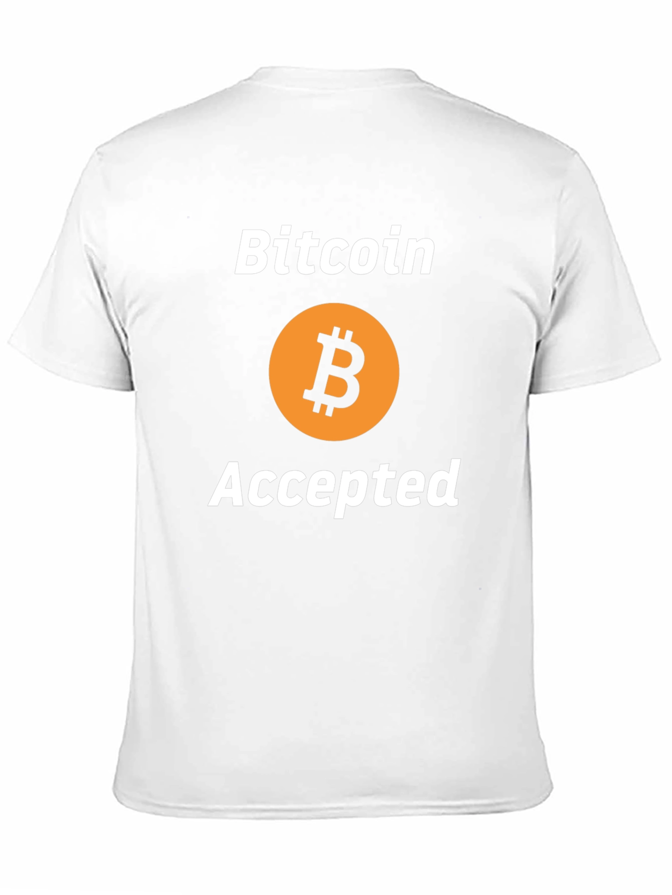 Bitcoin Accepted Black T-Shirt