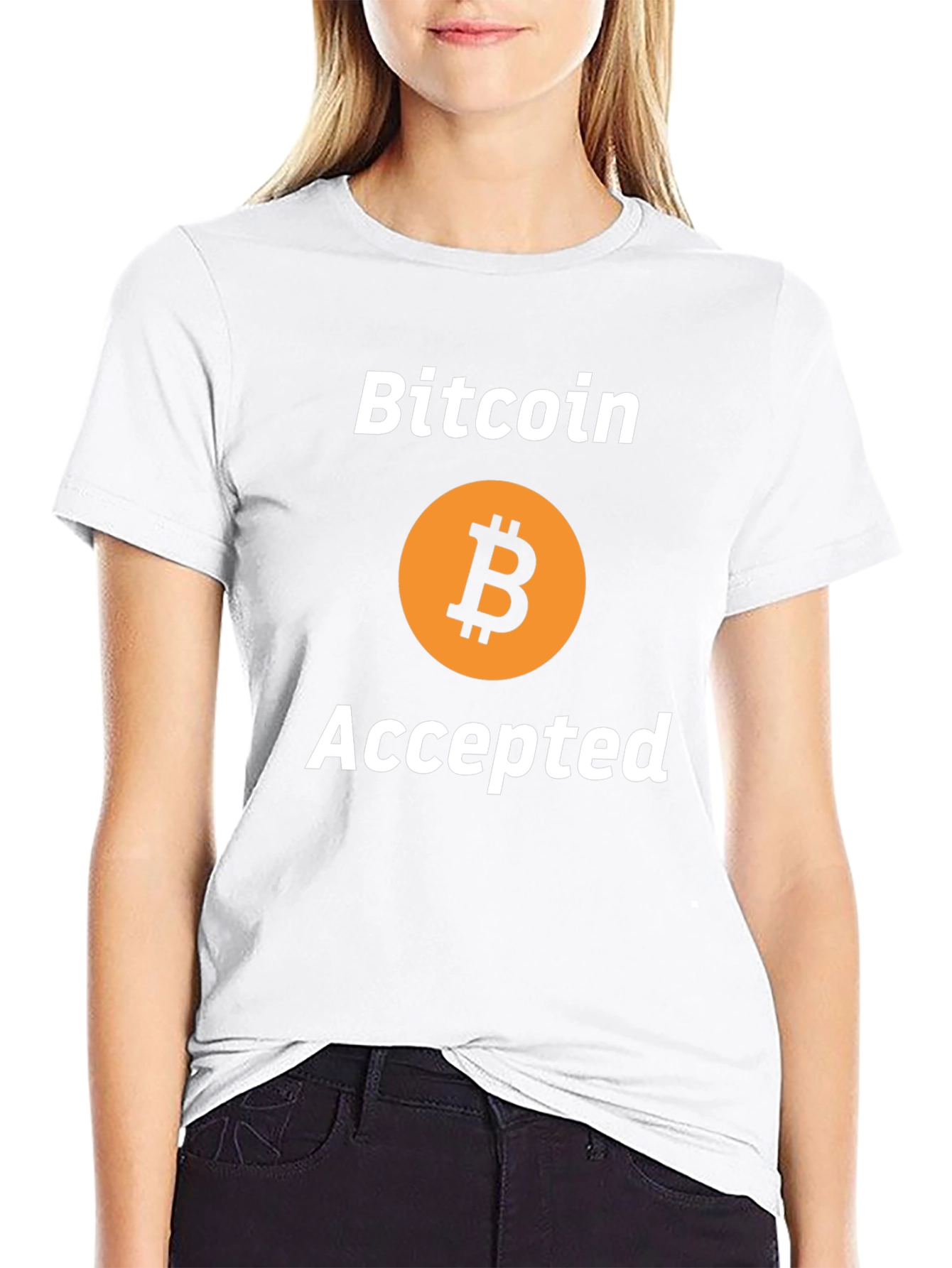 Bitcoin Accepted Black T-Shirt