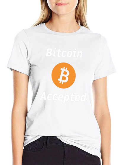 Bitcoin Accepted Black T-Shirt