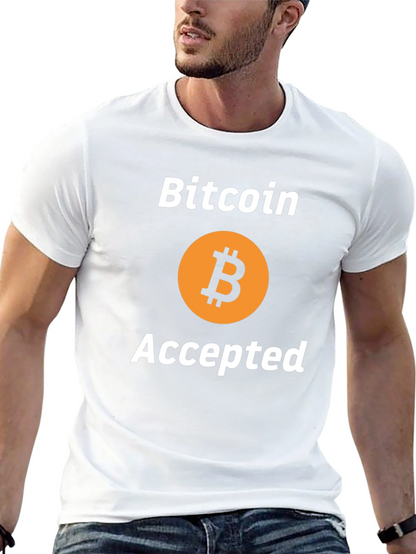 Bitcoin Accepted Black T-Shirt