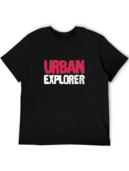 Urban Explorer Graphic T-Shirt - Black