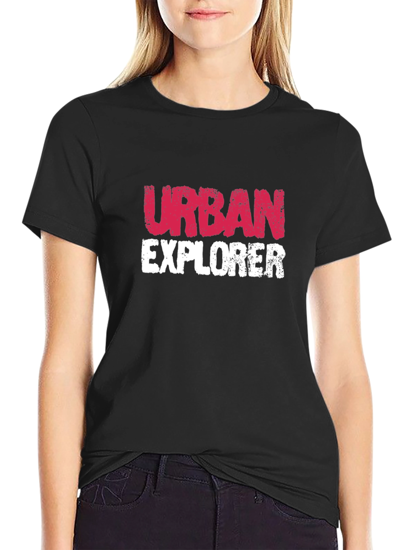 Urban Explorer Graphic T-Shirt - Black