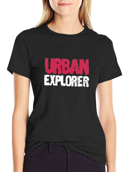 Urban Explorer Graphic T-Shirt - Black