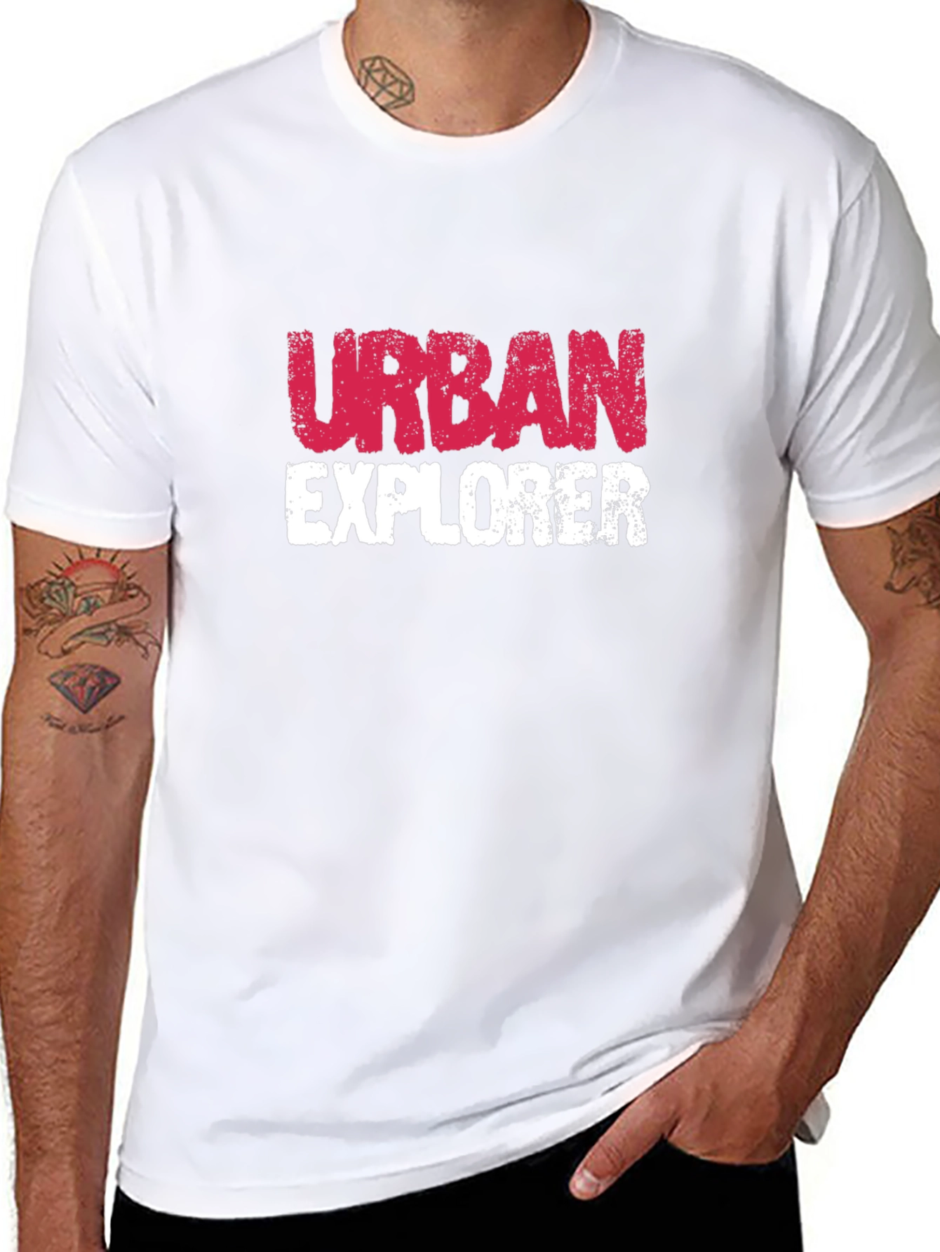 Urban Explorer Graphic T-Shirt - Black