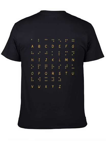 Braille Alphabet T-Shirt - Tactile Learning Tee