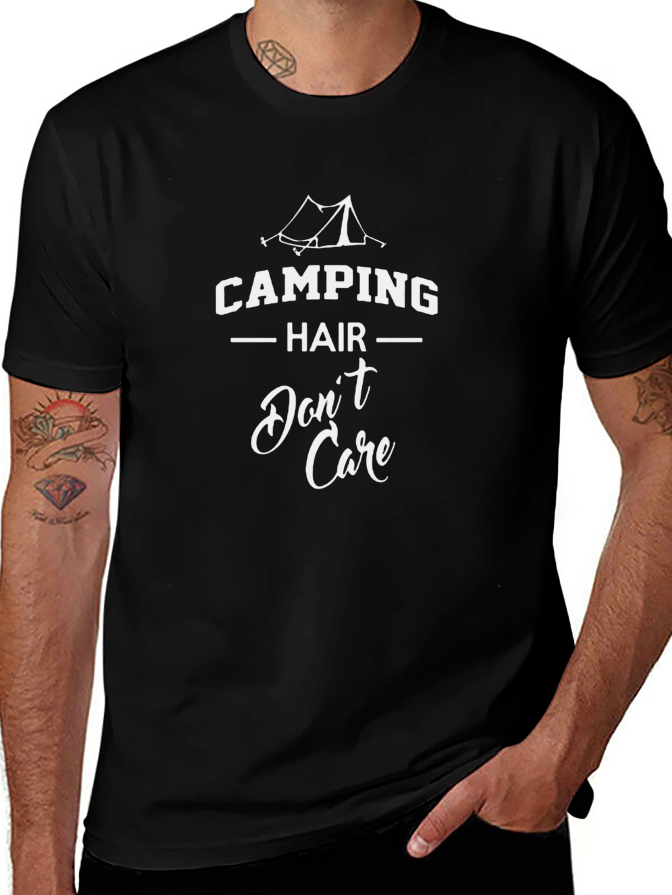 Camping Hair Dont Care T-Shirt