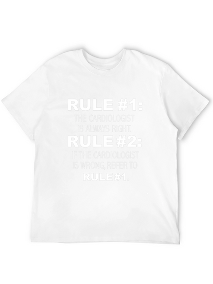 Cardiologist Rules Graphic T-Shirt