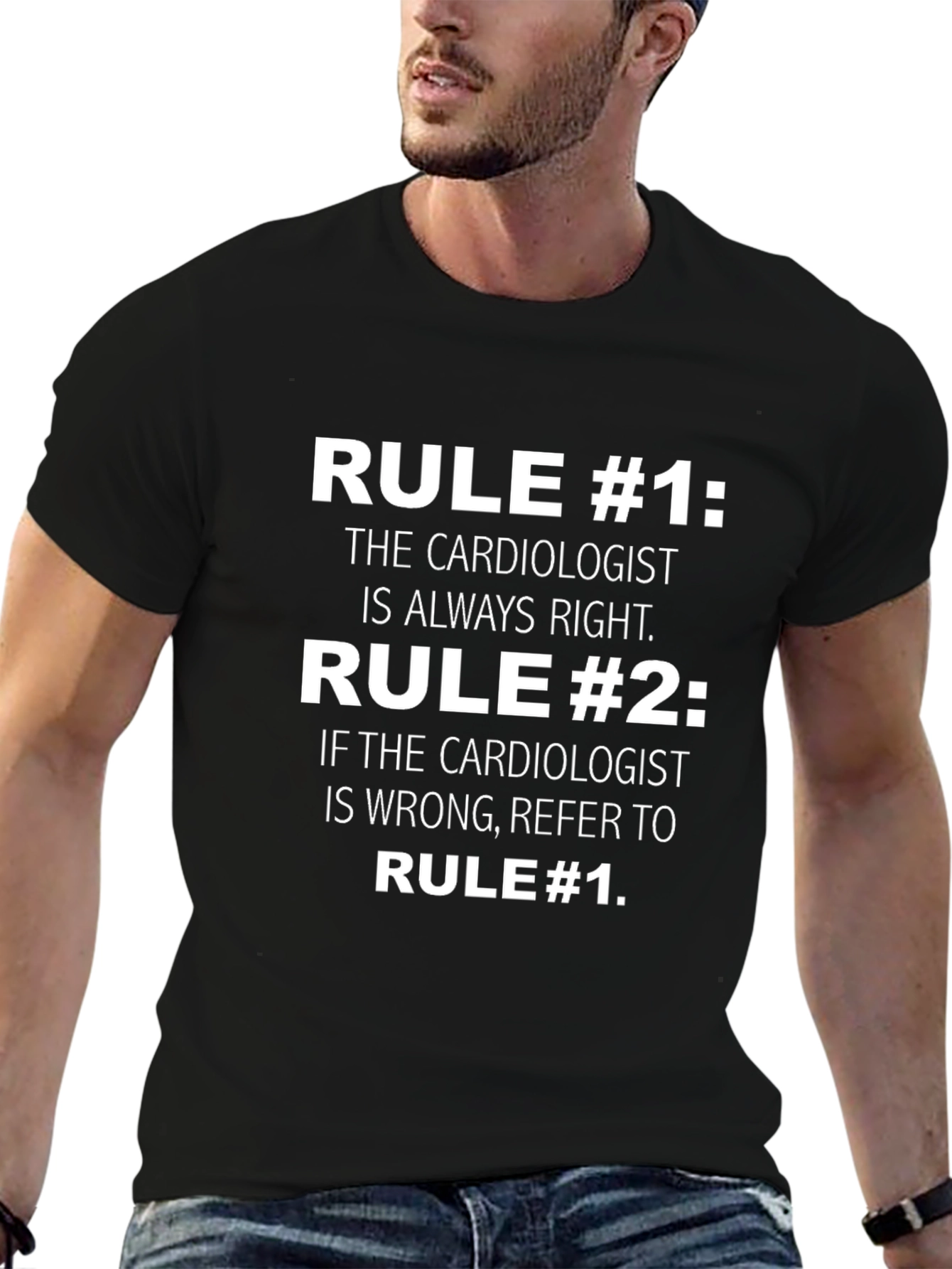 Cardiologist Rules Graphic T-Shirt