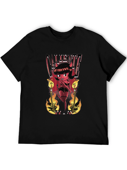 Caliente Devil Girl Graphic T-Shirt