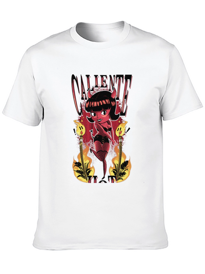 Caliente Devil Girl Graphic T-Shirt
