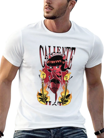 Caliente Devil Girl Graphic T-Shirt