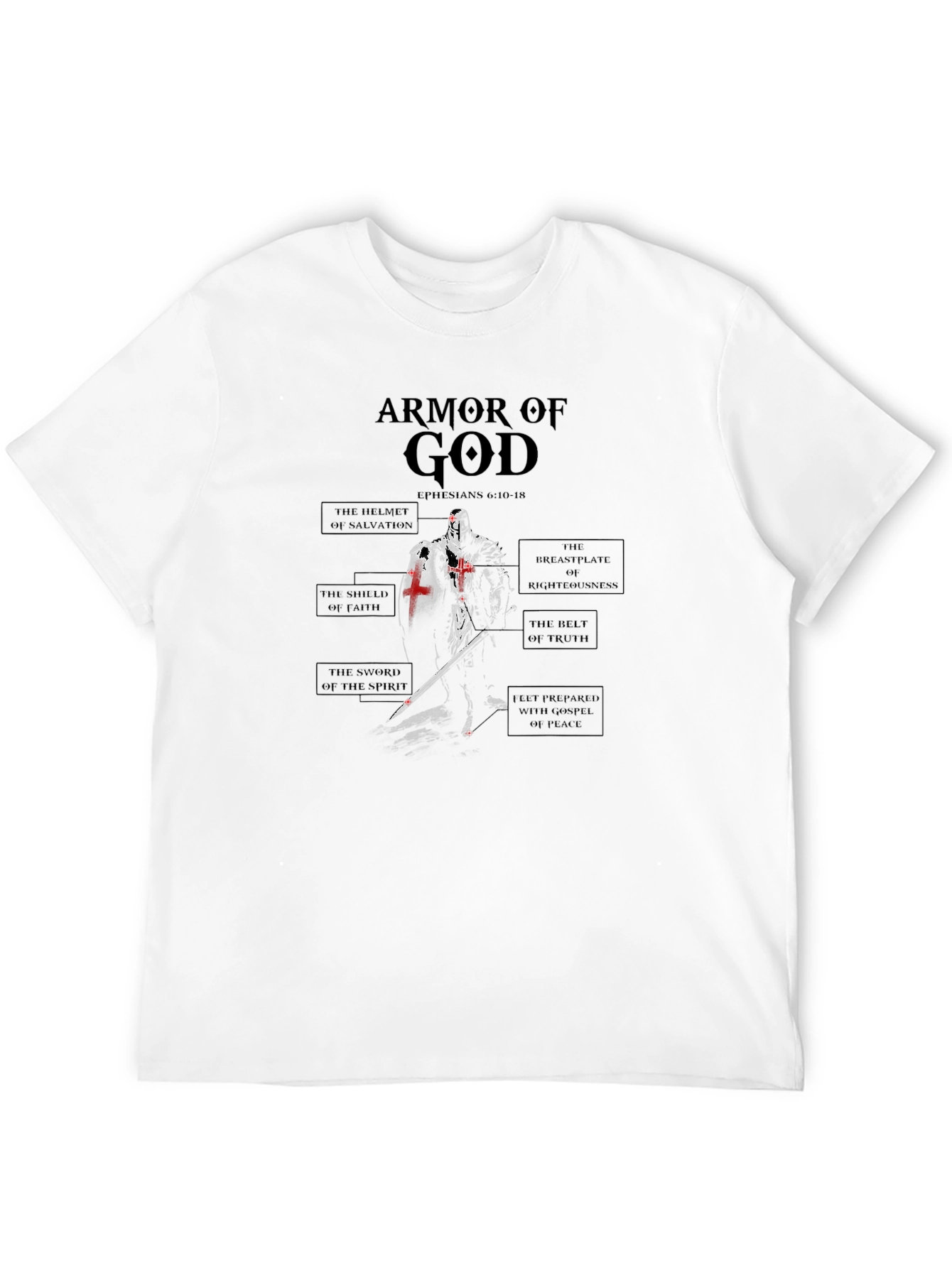 Armor of God T-Shirt | Christian Knight Tee