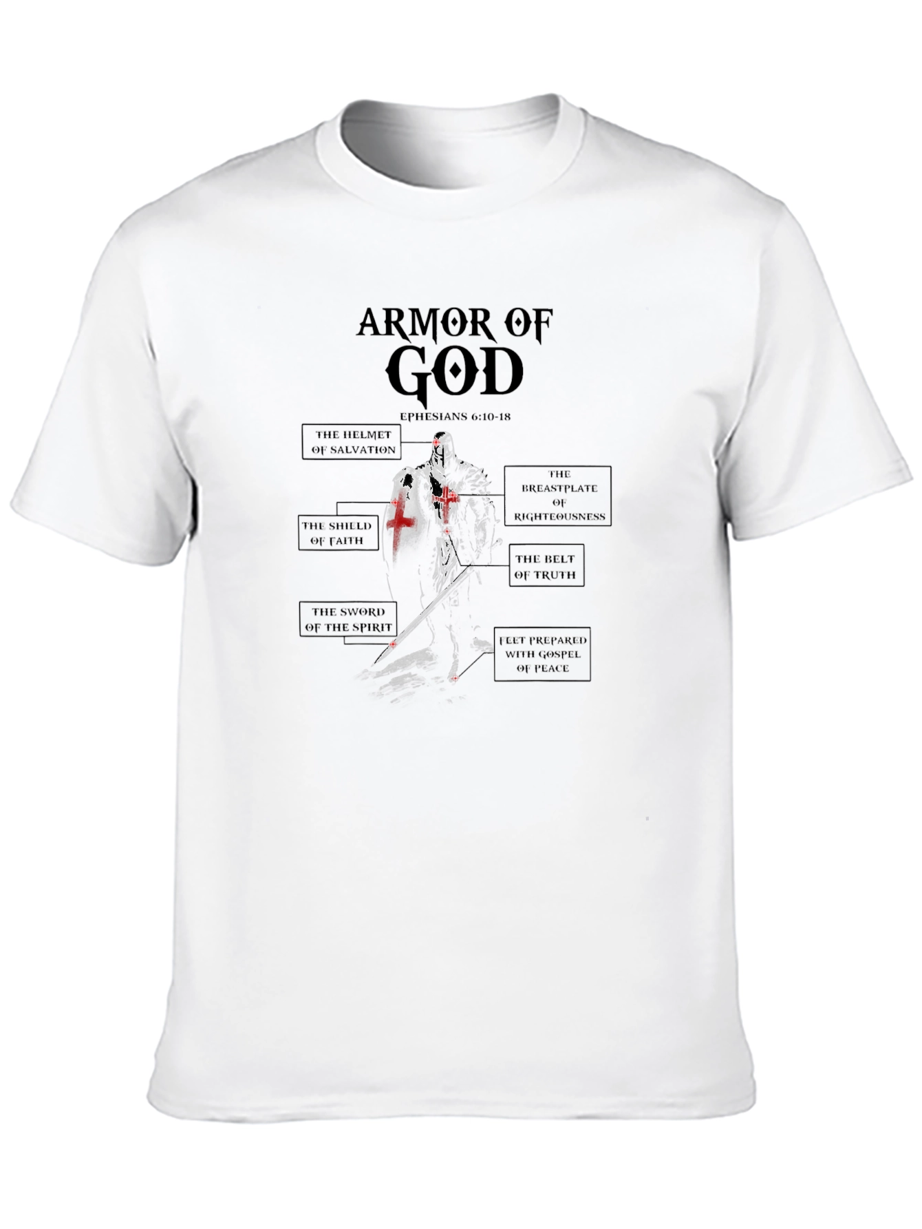 Armor of God T-Shirt | Christian Knight Tee