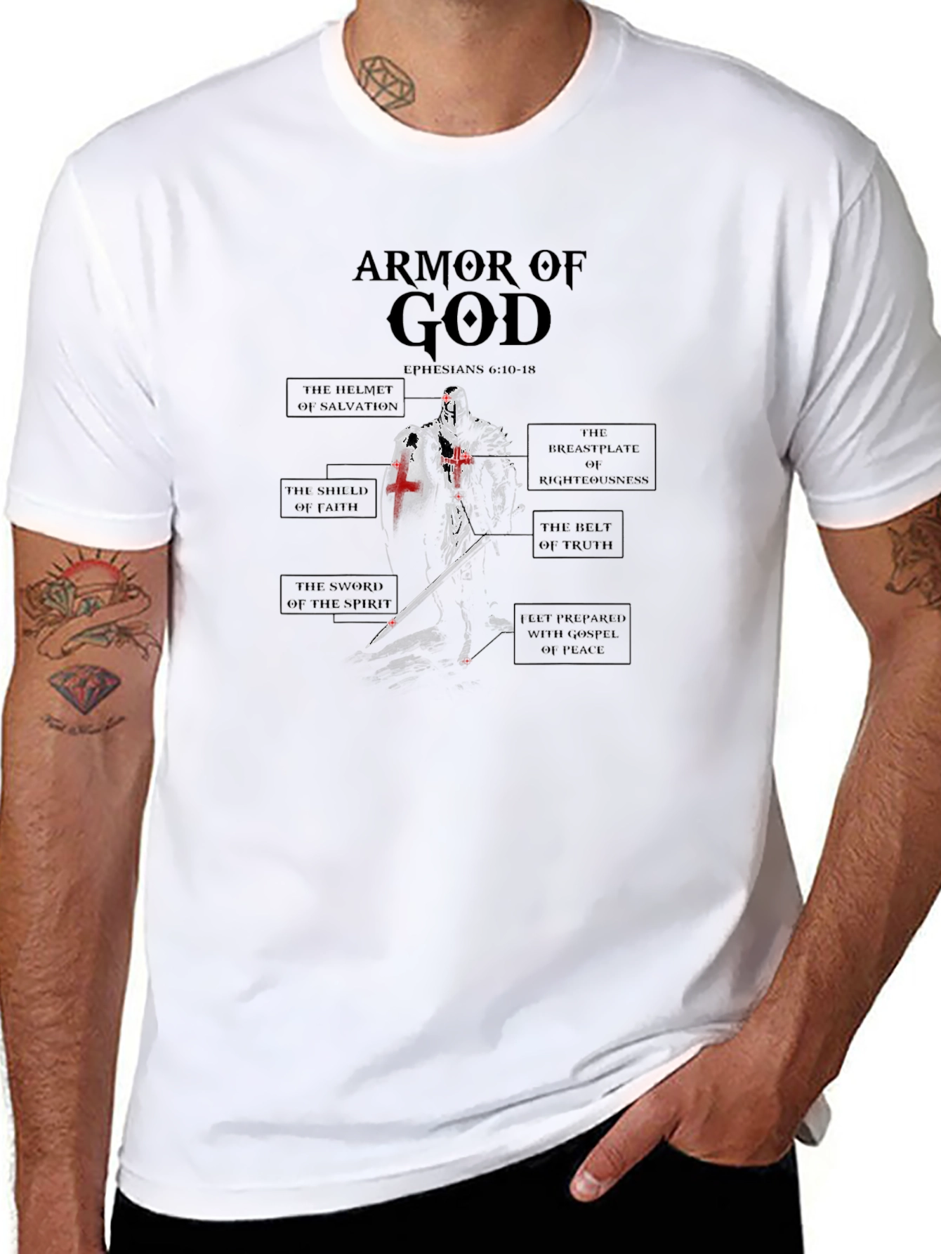 Armor of God T-Shirt | Christian Knight Tee