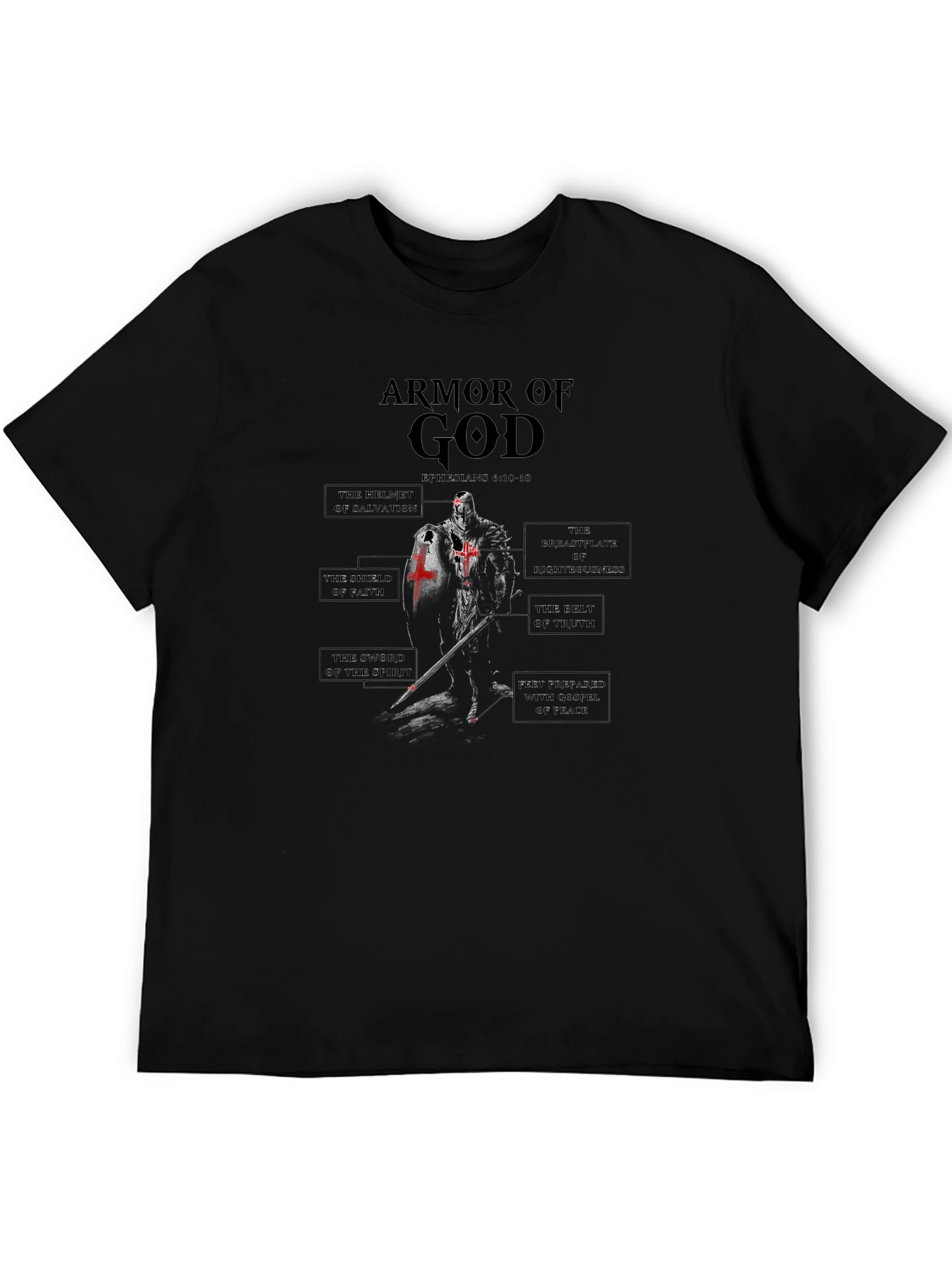 Armor of God T-Shirt | Christian Knight Tee