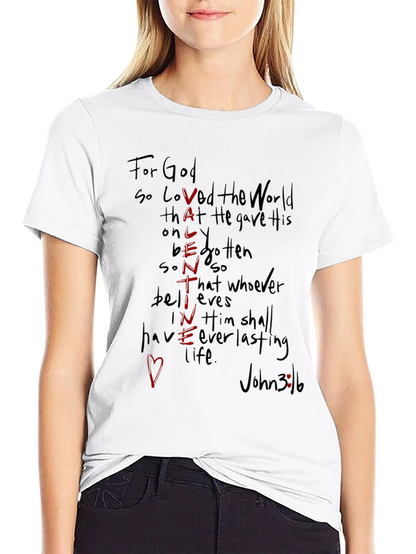 Valentines Day Christian Black T-Shirt