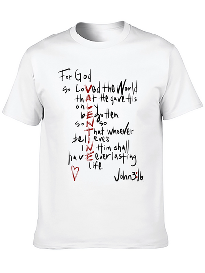 Valentines Day Christian Black T-Shirt