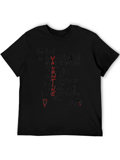 Valentines Day Christian Black T-Shirt