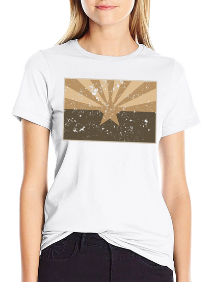 Arizona Flag Graphic Tee - Distressed Style