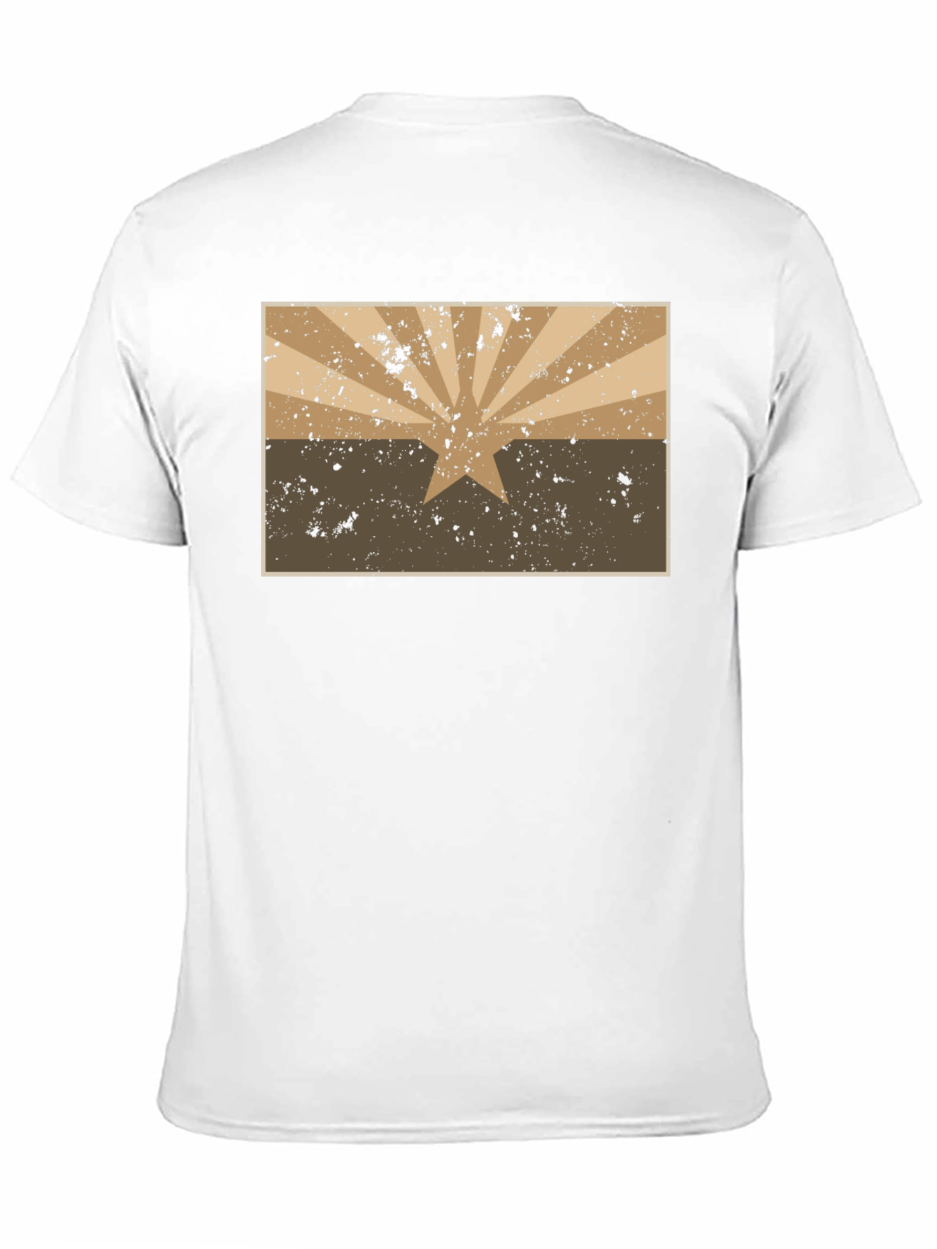 Arizona Flag Graphic Tee - Distressed Style