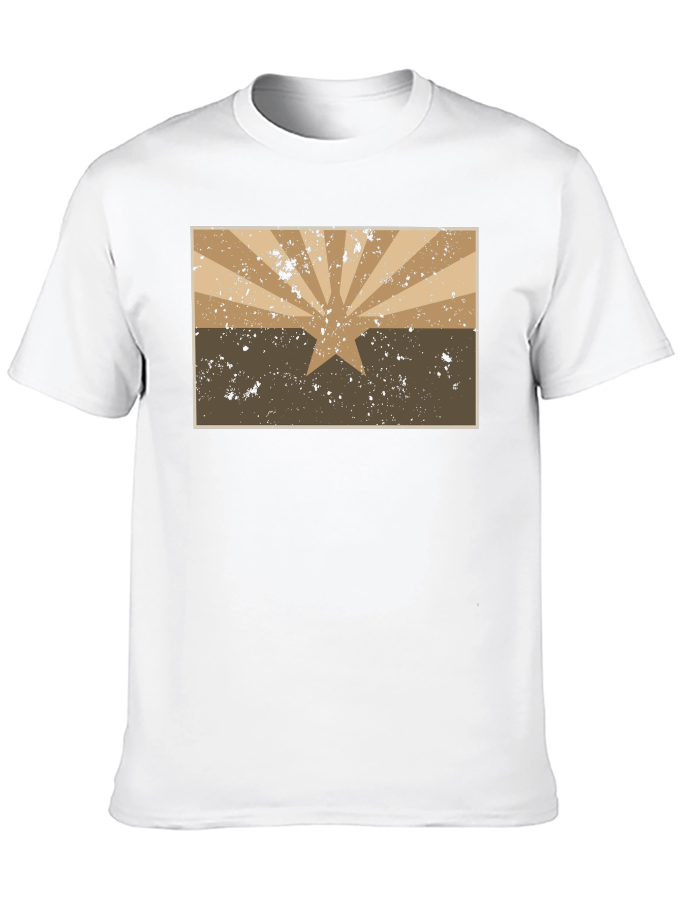 Arizona Flag Graphic Tee - Distressed Style